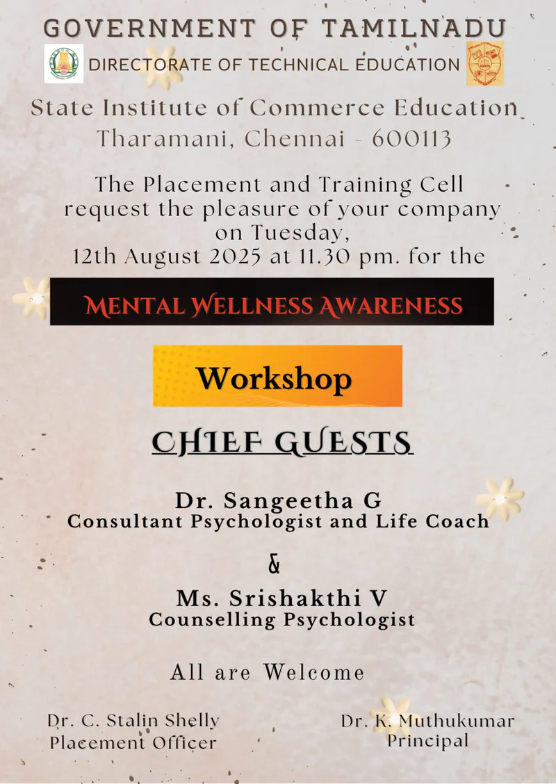 Mental Health Workshop Image 1